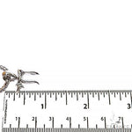 .925 Silver Small Jewish Chai Pendant Set 68765 - Image 5