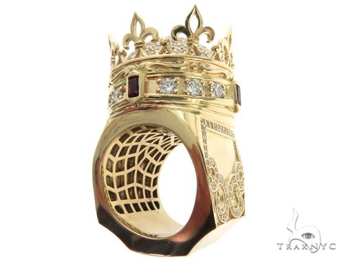 Small Royal Crown Ring 64220 - Image 7
