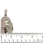 Small Walking on Water Diamond Jesus Pendant .925 Silver 69098 - Image 5