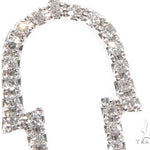 Small White Gold Hamsa Hand Diamond Necklace 64480 - Image 3