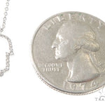 Small White Gold Hamsa Hand Diamond Necklace 64480 - Image 4