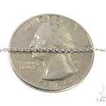 Small White Gold Hamsa Hand Diamond Necklace 64480 - Image 5