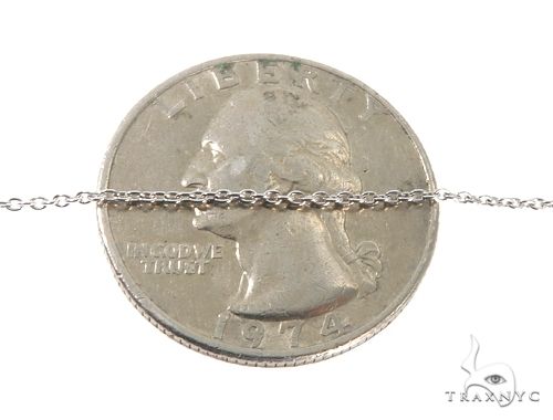 Small White Gold Hamsa Hand Diamond Necklace 64480 - Image 5