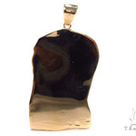 Solid 14K Gold Jesus Pendant 48913 - Image 4