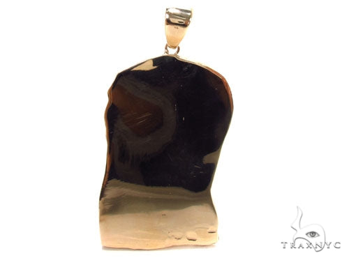 Solid 10K Gold Jesus Pendant 36379 - Image 4
