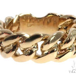 Solid 14K Yellow Gold Miami Cuban Link Ring 64678 - Image 2