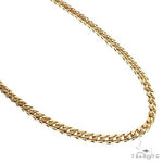 Solid 18K Yellow Gold Franco Link Chain 28 Inches 5mm   67158 - Image 2