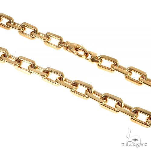 Solid 22K Yellow Gold Cable Anchor Link Chain 66964 - Image 2