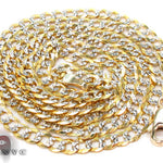 10k Yellow Gold Solid Curb Diamond Cut Chain 22 Inches 3.5mm   33101 - Image 5