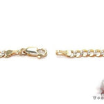 10k Yellow gold Solid Curb Diamond Cut Chain 30 Inches 3.5mm   63350 - Image 4