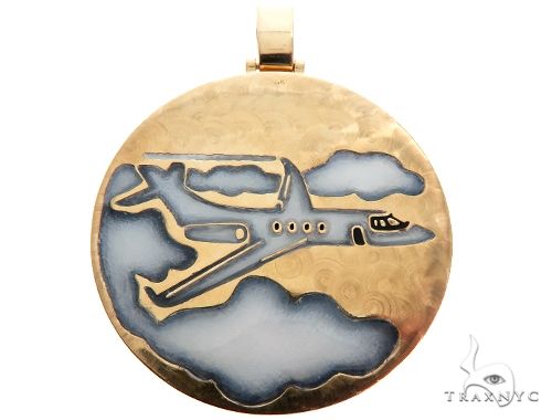 Solid Gold Custom Made Bitcoin Pendant Crypto Cryptocurrency Blockchain 64513 - Image 3