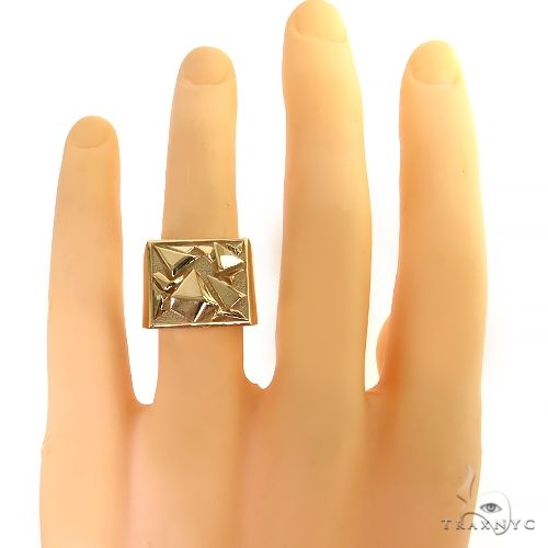 Solid Gold Men's Ring 68806 - Image 6
