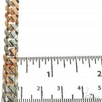 Solid Miami Cuban Chain 10K Two Tone 22 Inches 8.1mm   68012 - Image 5