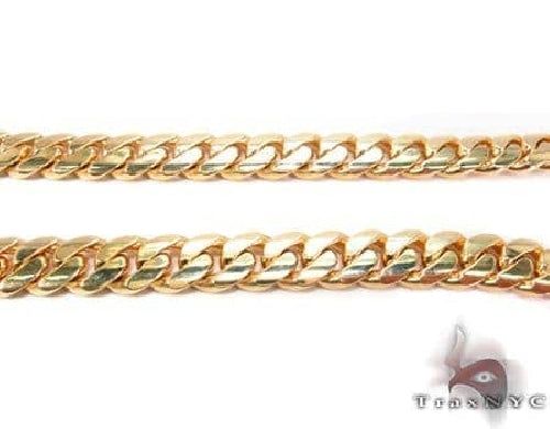 Solid Miami Cuban Link Chain 10K Yellow Gold 20 Inches 12.5mm   67153 - Image 2