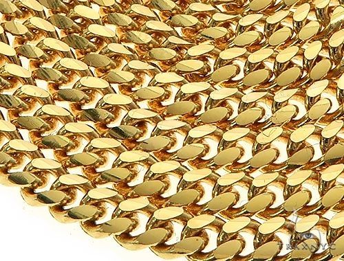 Solid Miami Cuban Link Chain 10K Yellow Gold 20 Inches 2.6mm   67099 - Image 4