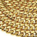 Solid Miami Cuban Link Chain 10K Yellow Gold 22 Inches 2.6mm   67100 - Image 4