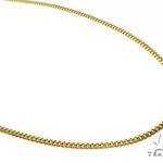 Solid Miami Cuban Link Chain 10K Yellow Gold 24 Inches 2.6mm   67101 - Image 1