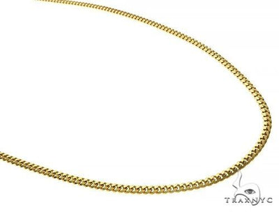 Solid Miami Cuban Link Chain 10K Yellow Gold 26 Inches 2.6mm   67102 - Image 1