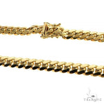Solid Miami Cuban Link Chain 14K Yellow Gold 26 Inches 9.25mm   66537 - Image 2