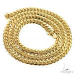 Solid Miami Cuban Link Chain 14K Yellow Gold 26 Inches 9.3mm   66059 - Image 3