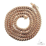 14K Rose Gold Solid Miami Cuban Link  Chain 24 Inches 6mm   67155 - Image 3