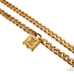 Solid Miami Link Chain With Custom Lock 64498 - Image 1