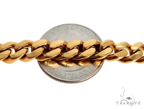 Solid Miami Link Chain With Custom Lock 64498 - Image 3
