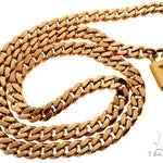Solid Miami Link Chain With Custom Lock 64498 - Image 4
