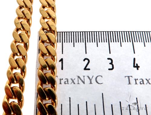 Solid Miami Link Chain With Custom Lock 64498 - Image 6