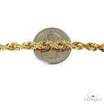 Solid Rope Link Chain 14K Yellow Gold 26 Inches 5.7mm   66181 - Image 5