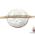 Solid Cuban Diamond Cut Bracelet 3mm 8 inches