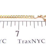 Solid Cuban Diamond Cut Bracelet 3mm 8 inches