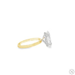 Solis 4ct Oval Engagement Ring 70593 - Image 3