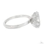 Solitaire Oval Diamond Engagement Ring (L) 70113 - Image 4