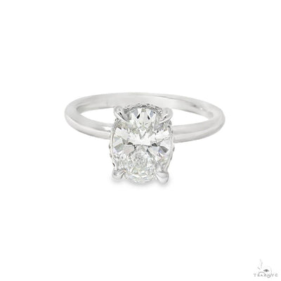 Solitaire Oval Diamond Engagement Ring (M) 70112 - Image 1