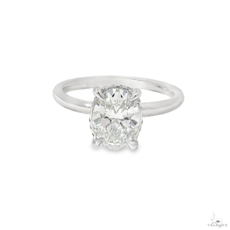 Solitaire Oval Diamond Engagement Ring (M) 70112 - Image 1