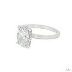 Solitaire Oval Diamond Engagement Ring (M) 70112 - Image 2