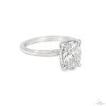 Solitaire Oval Diamond Engagement Ring (M) 70112 - Image 3