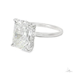 Solitaire Radiant Diamond Engagement Ring (L) 70117 - Image 2