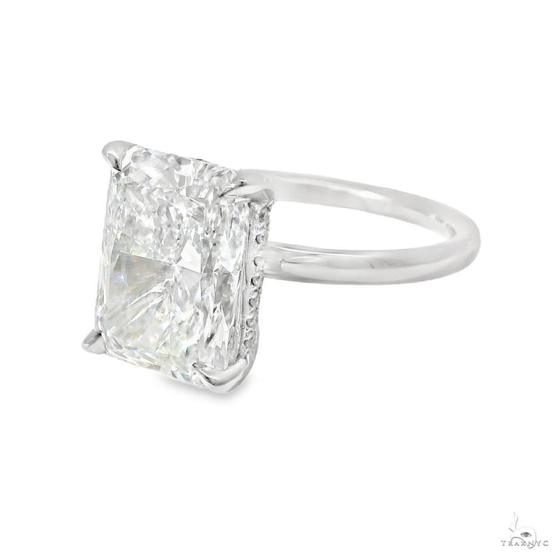 Solitaire Radiant Diamond Engagement Ring (L) 70117 - Image 2