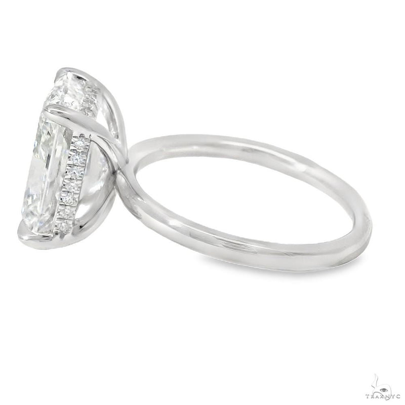 Solitaire Radiant Diamond Engagement Ring (L) 70117 - Image 5