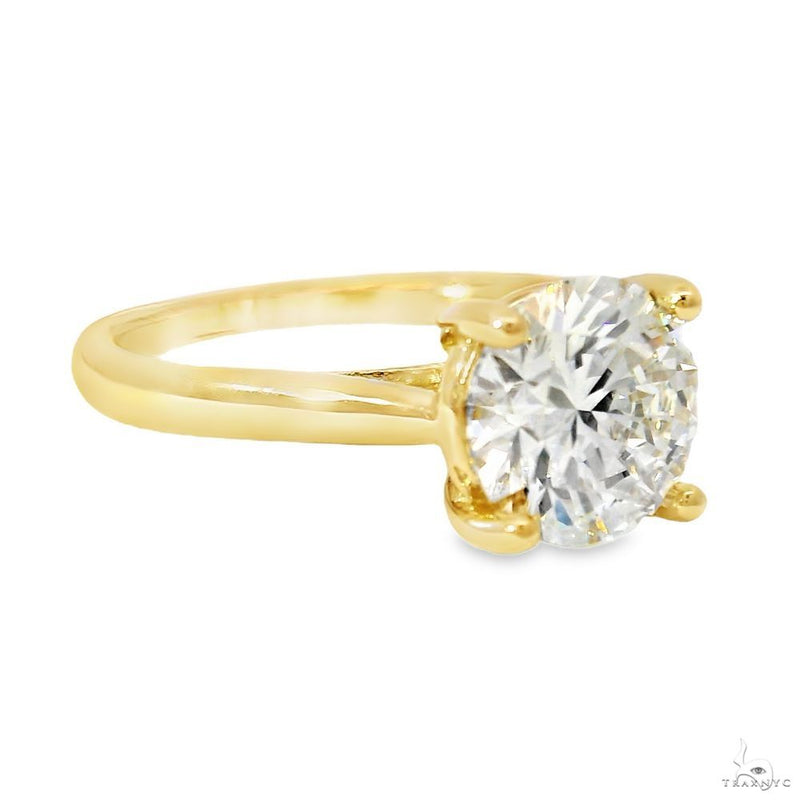 Solitaire Round Brilliant Diamond Engagement Ring 70118 - Image 10