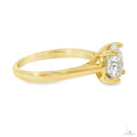 Solitaire Round Brilliant Diamond Engagement Ring 70118 - Image 11