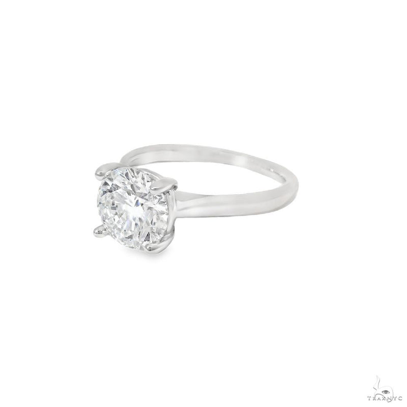 Solitaire Round Brilliant Diamond Engagement Ring 70118 - Image 2
