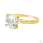 Solitaire Round Brilliant Diamond Engagement Ring 70118 - Image 9