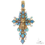 Sovereign's Halo Opal Cross pendant 69449 - Image 1