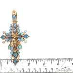 Sovereign's Halo Opal Cross pendant 69449 - Image 5