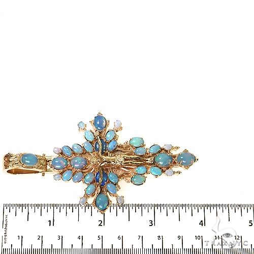 Sovereign's Halo Opal Cross pendant 69449 - Image 6