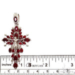 Sovereign's Halo Ruby Cross pendant  Mini 69508 - Image 5