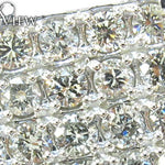 14K White Gold Sparkling Iced Diamond Ring 25769 - Image 3